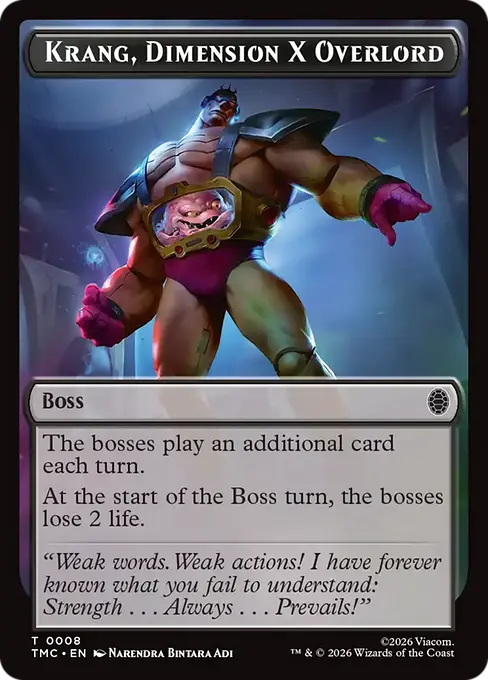 Krang, Dimension X Overlord