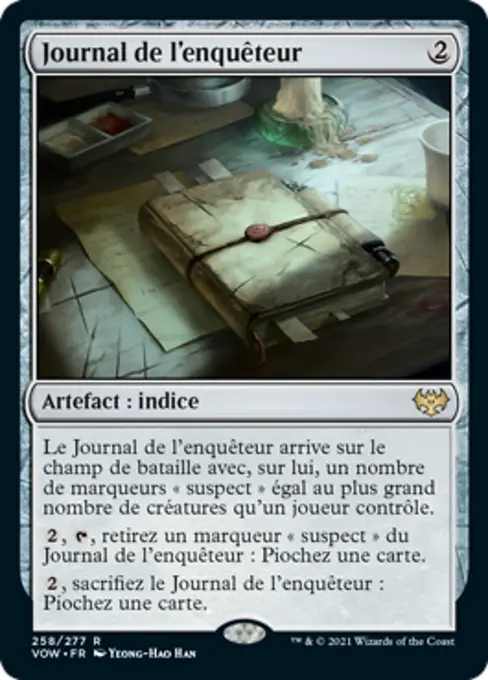 Journal de l'enquêteur