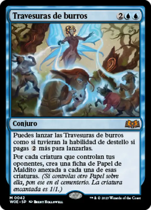 Travesuras de burros