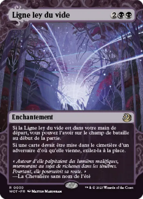 Ligne ley du vide