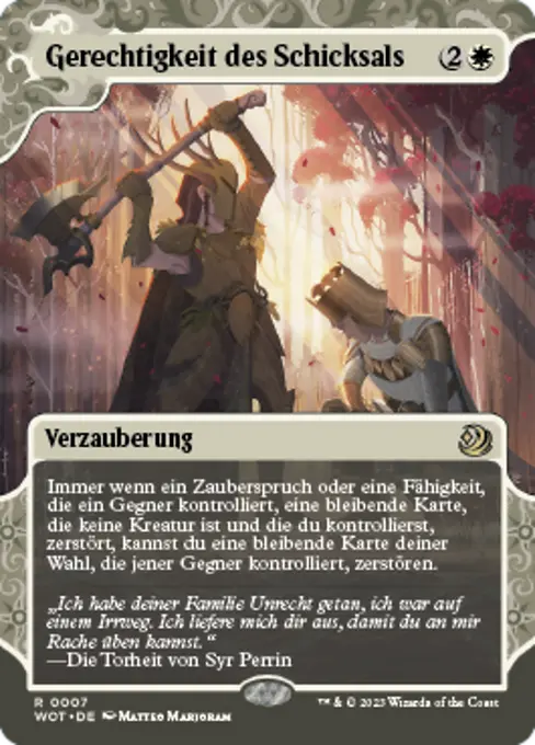 Gerechtigkeit des Schicksals