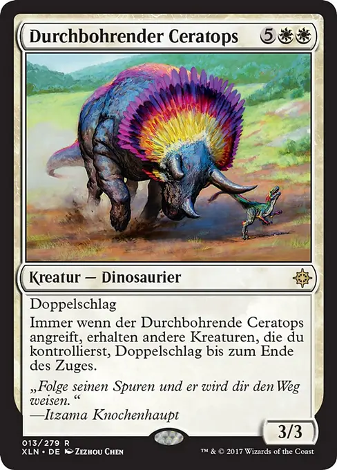 Durchbohrender Ceratops