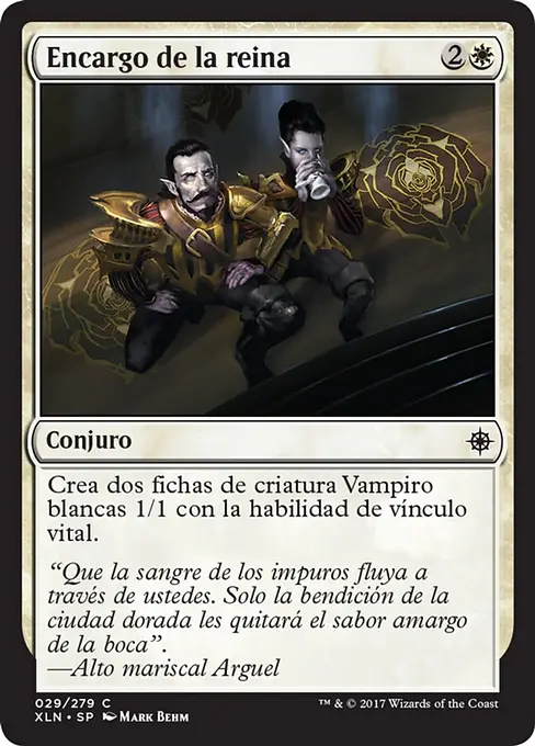Encargo de la reina