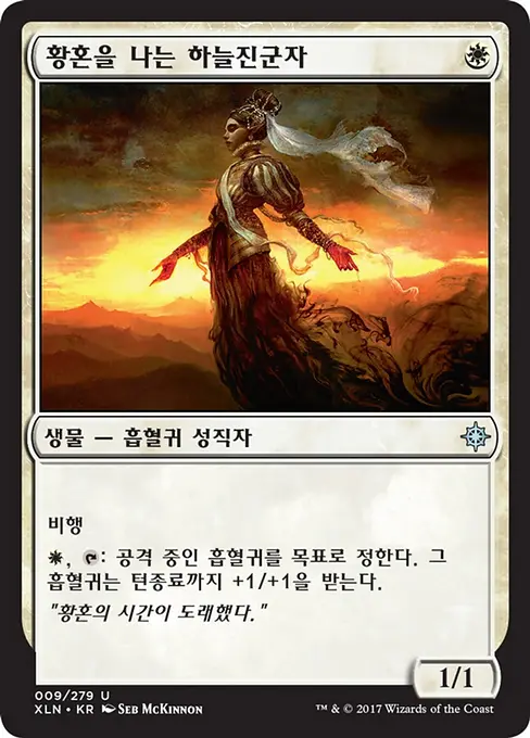 황혼을 나는 하늘진군자