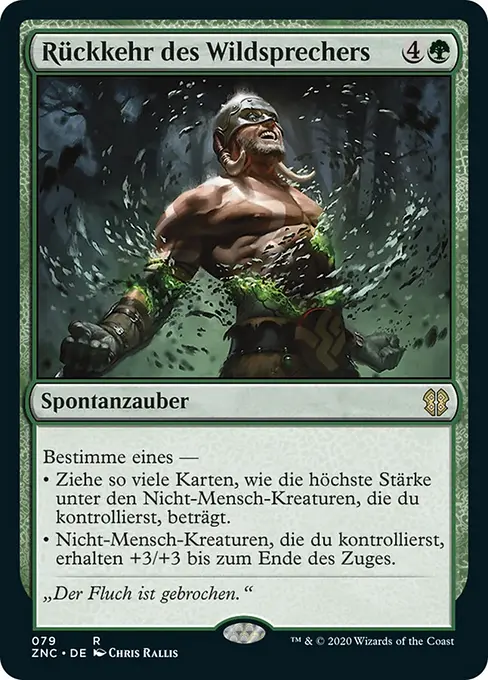 Rückkehr des Wildsprechers