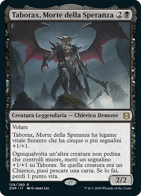 Taborax, Morte della Speranza