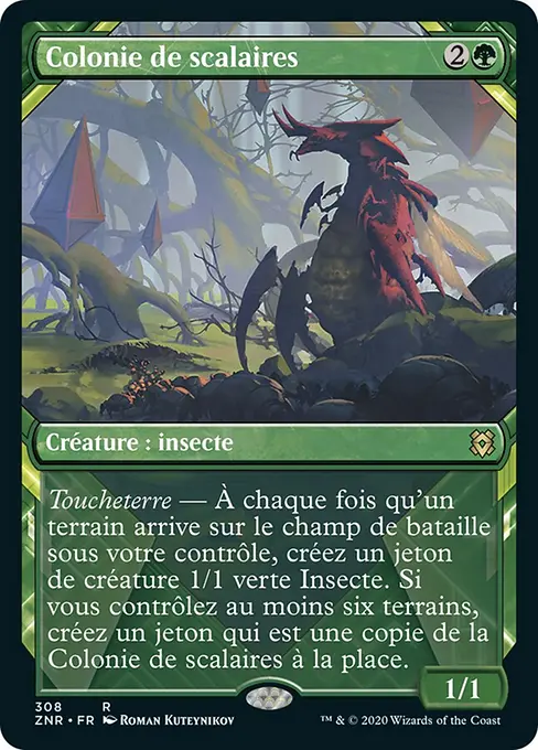 Colonie de scalaires