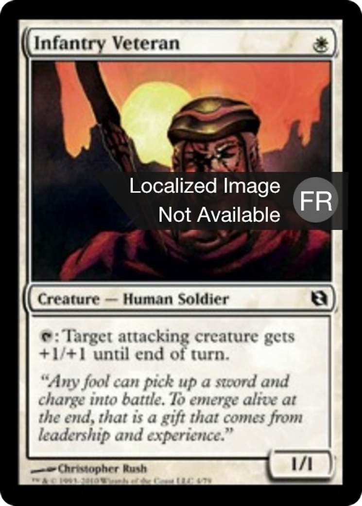 Vétéran de l'infanterie