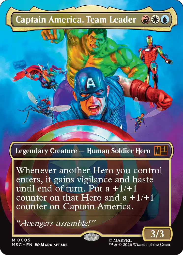 Captain America, Team Leader