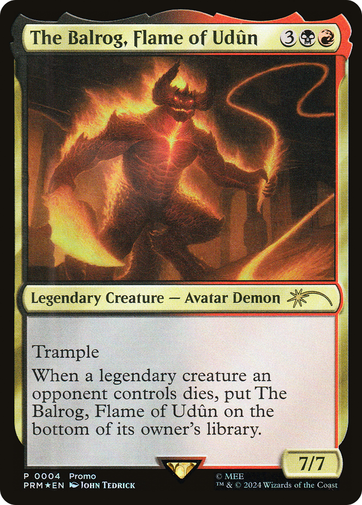 The Balrog, Flame of Udûn