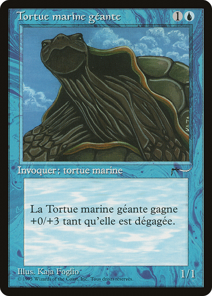 Tortue marine géante