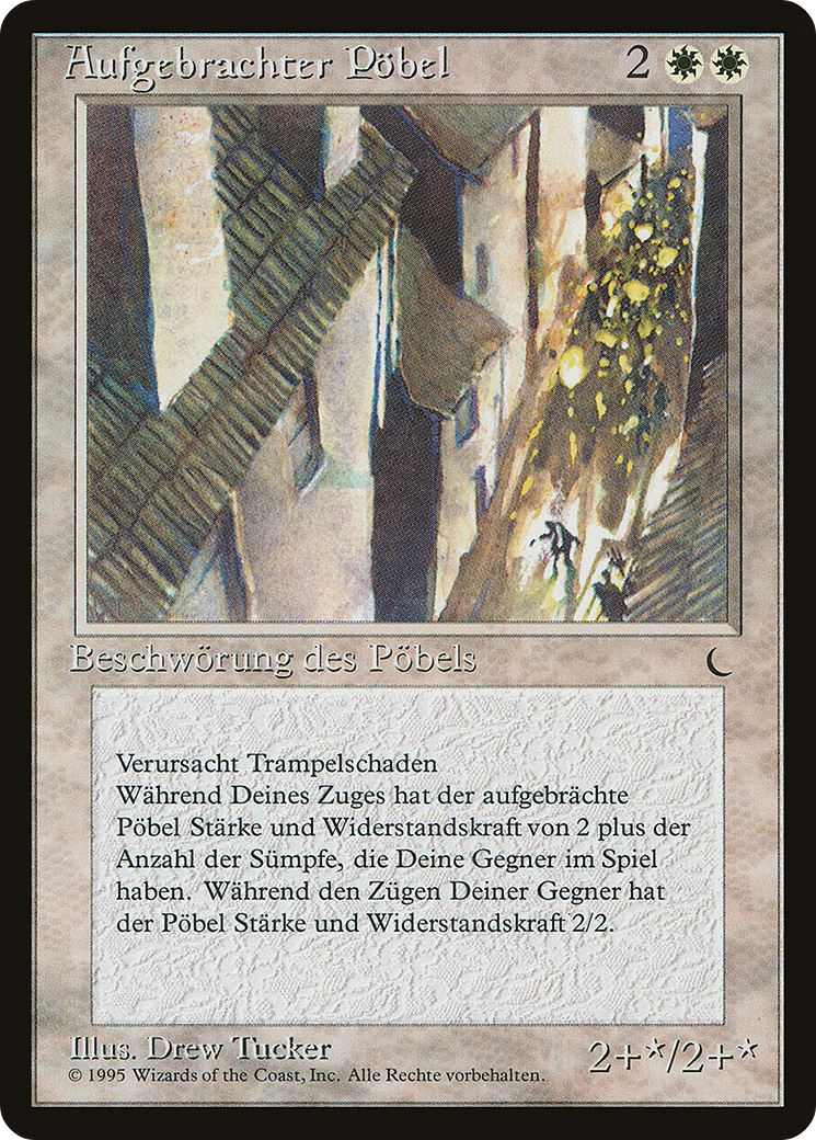 Aufgebrachter Pöbel