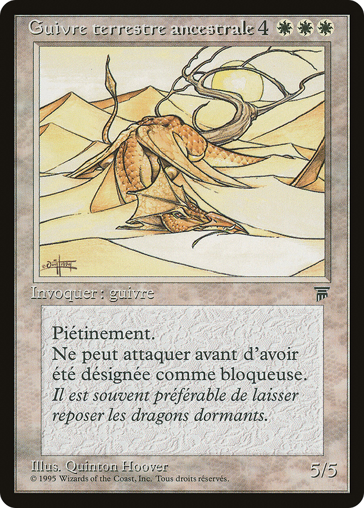 Guivre terrestre ancestrale