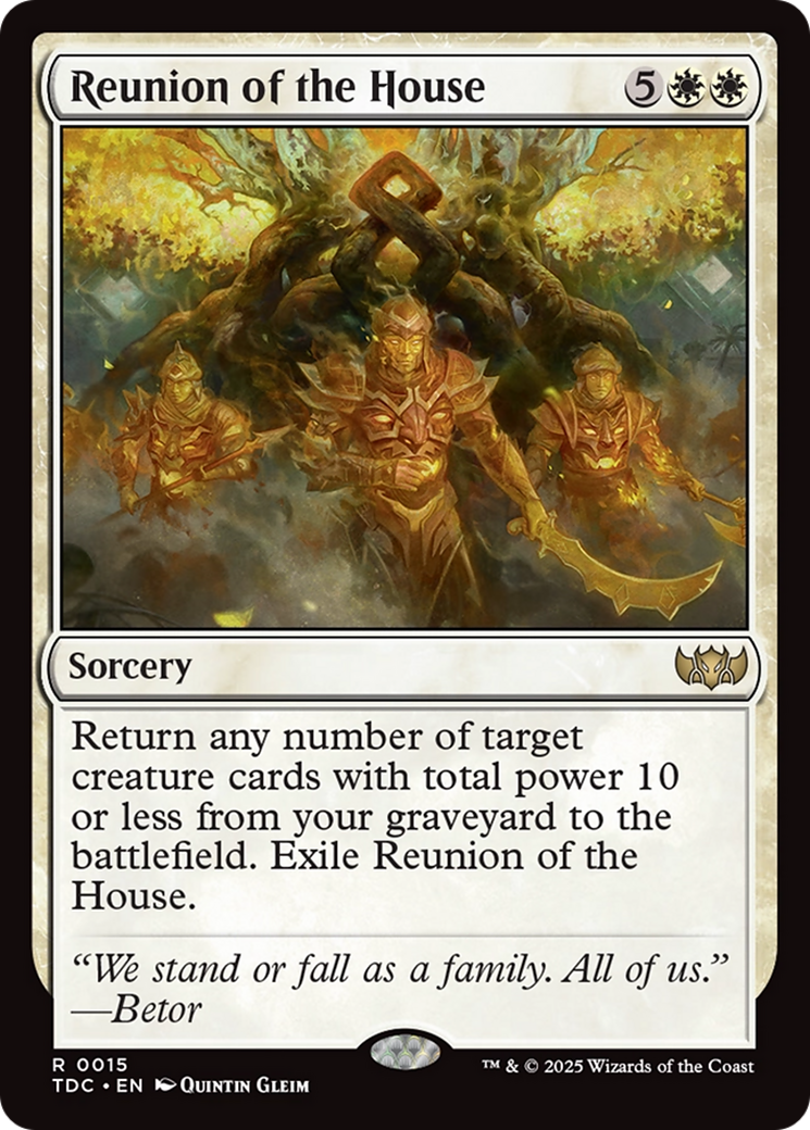 Reunion of the House